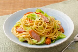 キャベツのアンチョビ風パスタ