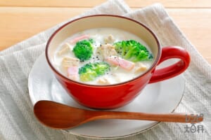 まるで貝柱?!えのきの軸チャウダー