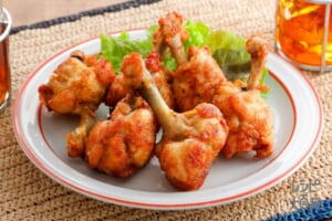 手羽元で作るチューリップ唐揚げ