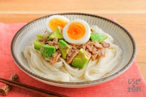 和風ツナアボカドそうめん