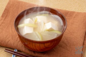 皮付き大根のみそ汁