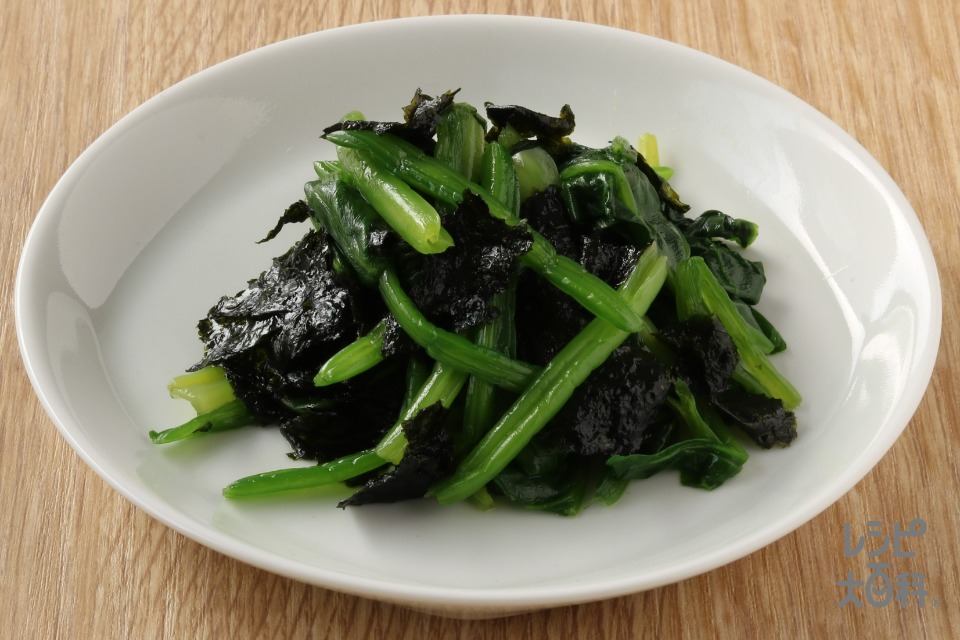ほうれん草とのりのナムル