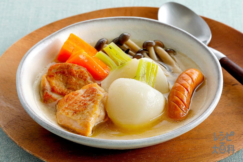 鶏肉とかぶの和風ポトフ