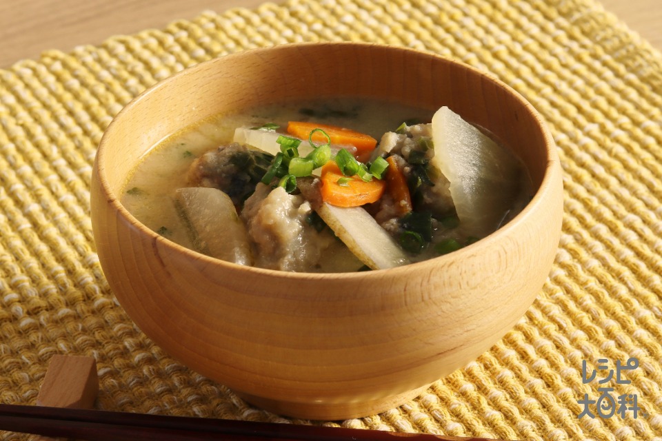 にしんのつみれ汁(片栗粉+しょうがのすりおろしを使ったレシピ)