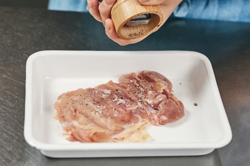 カリカリ鶏肉のうま梅ソースの作り方_0_1