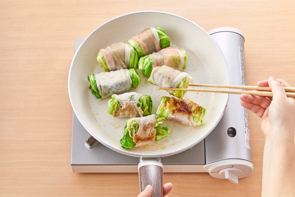 キャベツと玉ねぎの肉巻きの作り方_2_1