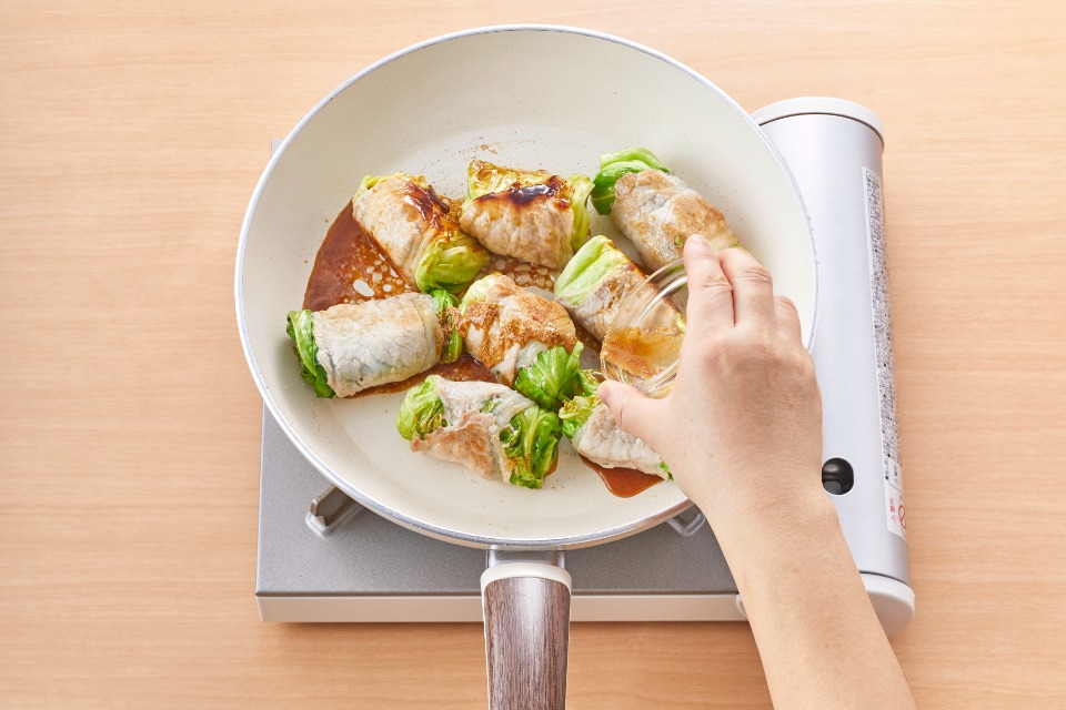 キャベツと玉ねぎの肉巻きの作り方_2_2