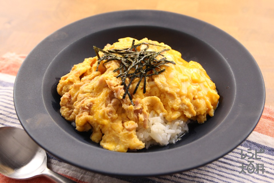 簡単！ツナたま丼(卵+ツナ缶を使ったレシピ)