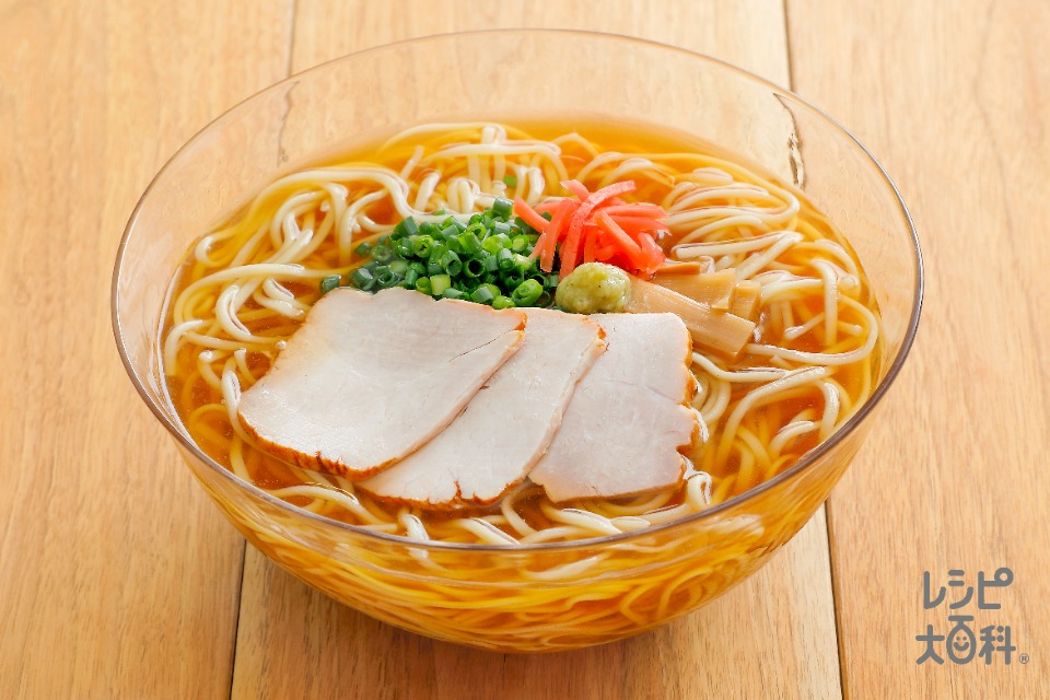 藤枝の朝ラーメン風（冷やし）