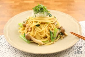 小松菜とツナの和風パスタ