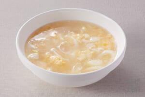 かきたま鶏白湯スープ