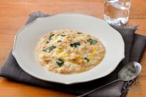 ツナ入りプロテインみそチーズリゾット