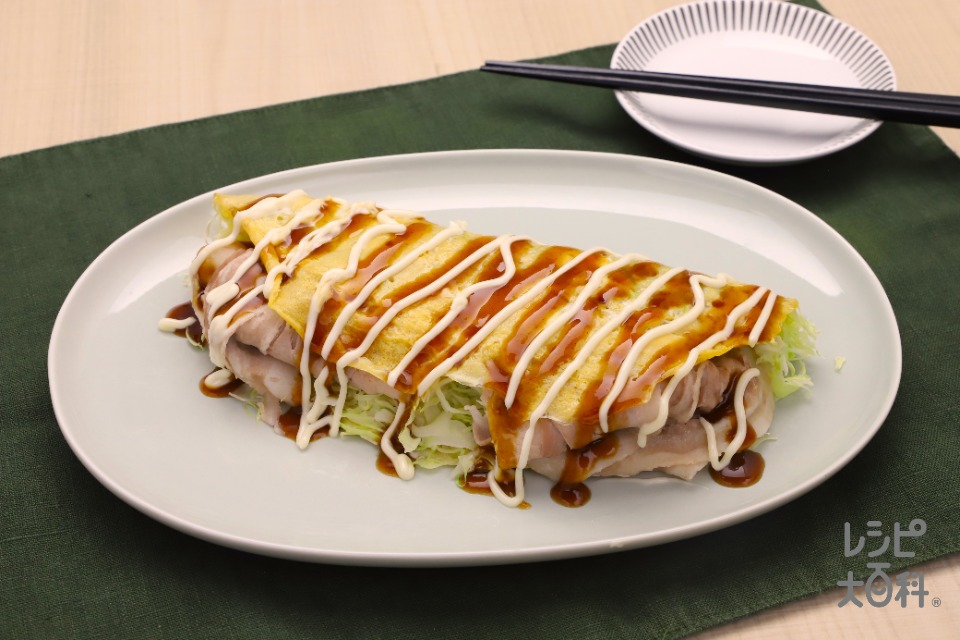 レンジでできる！とん平焼き