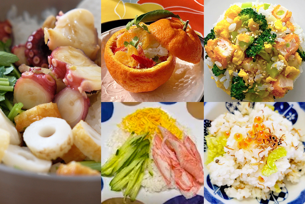 ちらし寿司を日常食に。 編集部員と読者が 「三品ちらし」に挑戦！