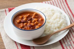 トマト豆カレー