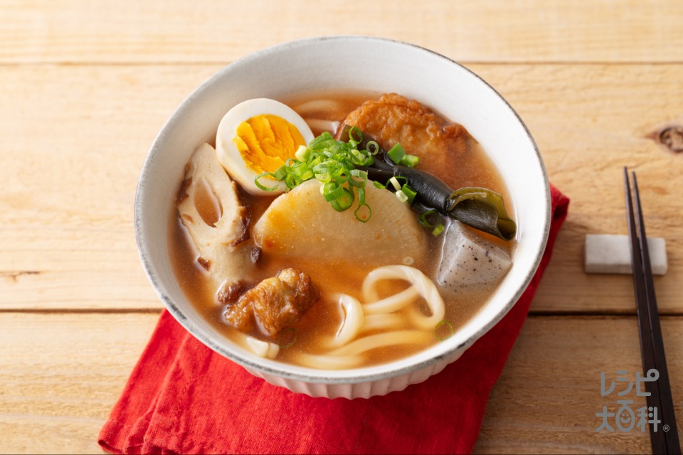 余ったおでんでチゲうどん