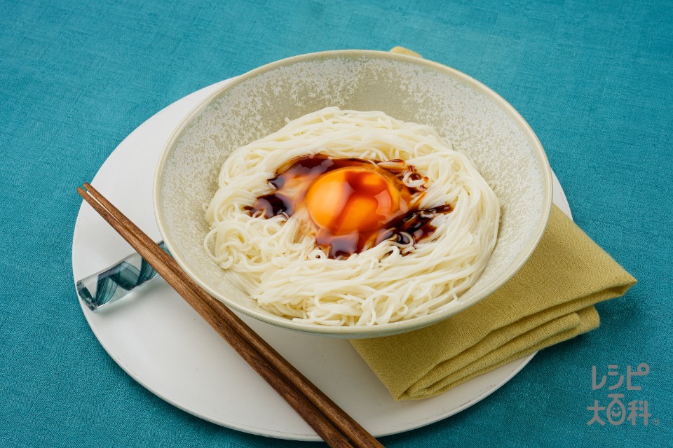 たまごかけそうめん（Ｔ・Ｋ・Ｓ）(そうめん+卵を使ったレシピ)