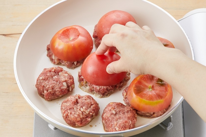 ダブルトマトのハンバーグの作り方_2_1