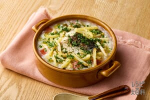 鯖とじゃがいものエナジーブーストがゆ