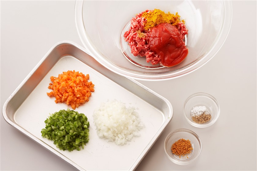 レンジでかんたん！ドライカレーの作り方_0_1