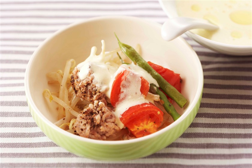 ひき肉とトマトのスパイシー蒸しの作り方_3_1