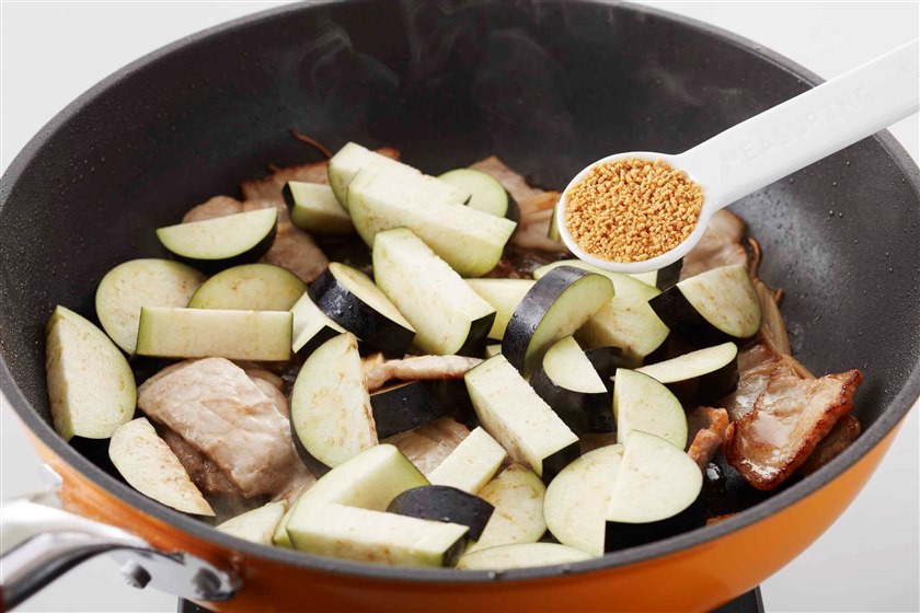豚肉となすの炒めカレーの作り方_1_1