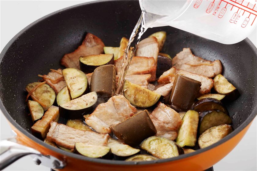 豚肉となすの炒めカレーの作り方_2_1