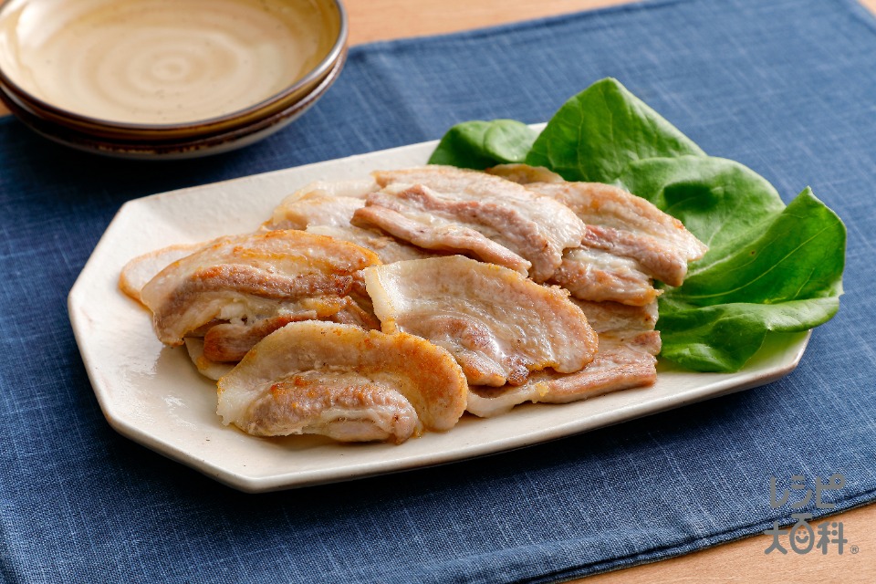 塩ひとさじで柔らかくなる焼肉