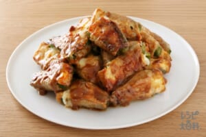 チーズとろ～り♪厚揚げピーマンの肉巻き