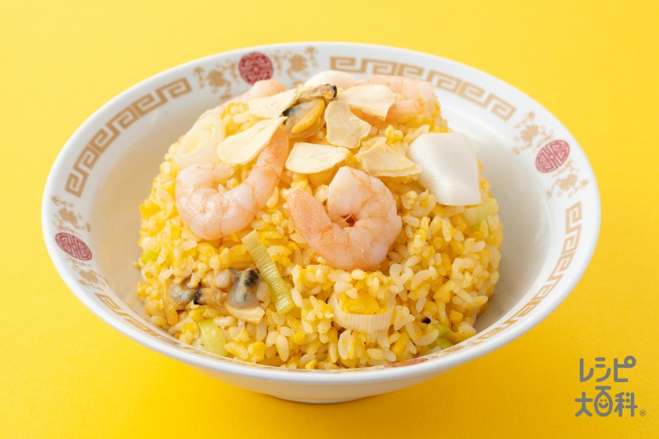 こがしにんにくの海鮮チャーハン