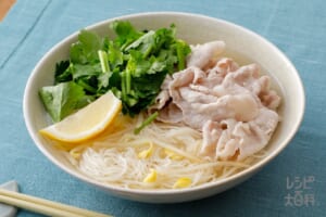 豚肉のフォー風そうめん