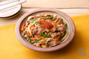 豚肉のプルコギ風炒め