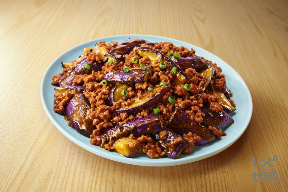 肉みそなす(豚ひき肉+なすを使ったレシピ)