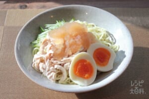 柚子香る　鶏だしみぞれ中華麺