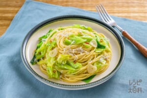 しらすとキャベツの和風ペペロンチーノ