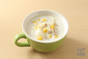 ツナとかぶのミルクスープ