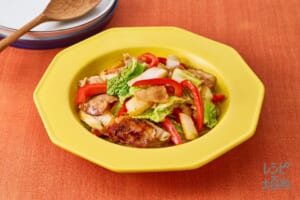 豚バラと白菜のオイマヨ炒め