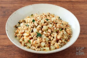 さばと大根の和風チャーハン