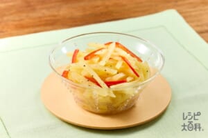 じゃがいものシャキッと食感！にんにく和え