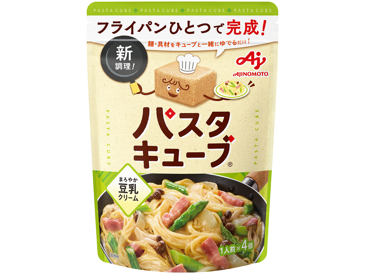 「パスタキューブ」まろやか豆乳クリーム