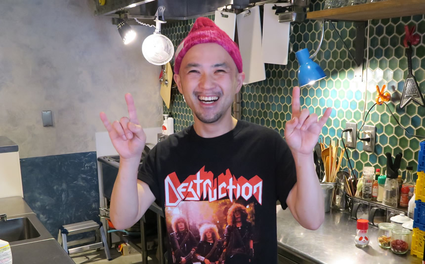 料理勉強家のヤスナリオさん。